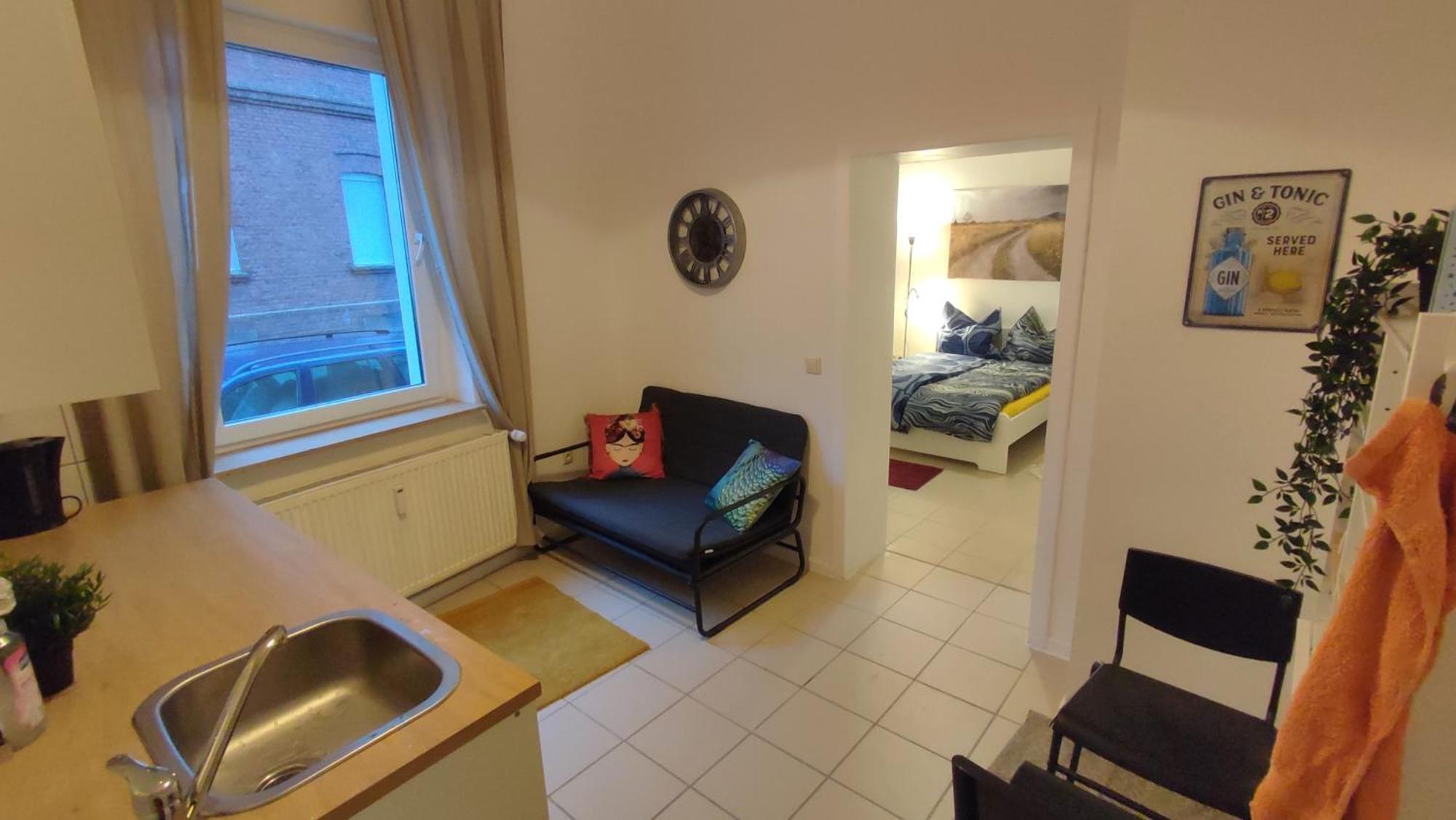 Ausgestattete Selbstversorger Zentrumswohnung Gelsenkirchen Bagian luar foto